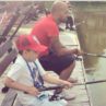 Ники Михайлов учи сина на Божинов да лови риба
