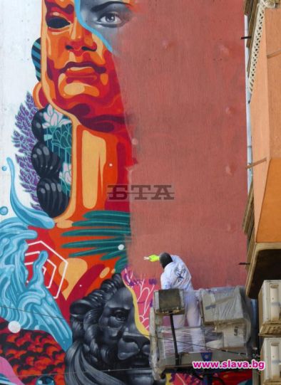 Заличиха графита на световноизвестния артист Тристан Итън в София