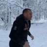 Кобрата избухна докато тича в дебелия сняг на Витоша