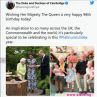Уил и Кейт пожелаха на Кралицата ЧРД със сладка семейна снимка с принц Филип
