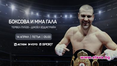 Боксовата и ММА гала вечер с участието на Тервел Пулев – на 14 април пряко по bTV Action