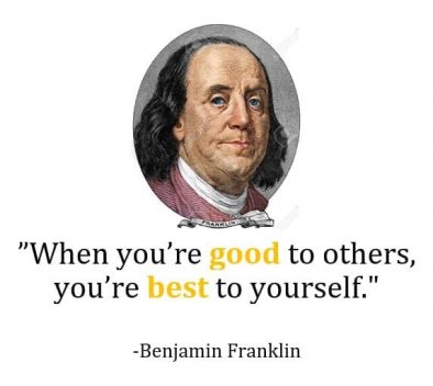 Когато си добър към другите, си най-добрия към себе си