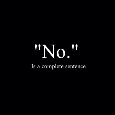 „Не“ е пълно изречение