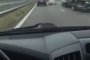  Кортеж на НСО избутва коли от лявата лента на АМ Тракия