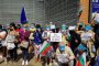 Българи в Брюксел протестираха с маски на очите