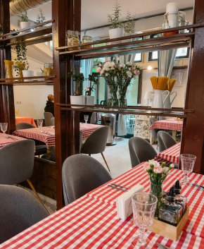 
На ул.Оборище, малко след Канала по посока Ал. Невски, от около месец има нов ресторант