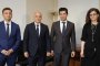  Буяр Османи, Димитър Ковачевски, Кирил Петков и Теодора Генчовска (от ляво надясно)
