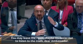 В профила му в Twitter е публикуван шестсекундният епизод със субтитри и текста на забележката.