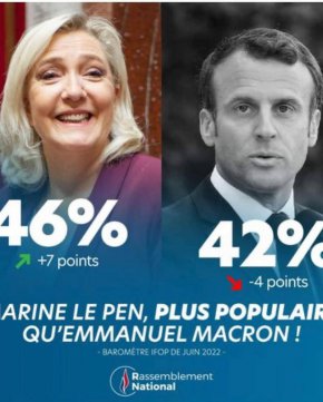 В изборния месец тя за първи път има парламентарна група