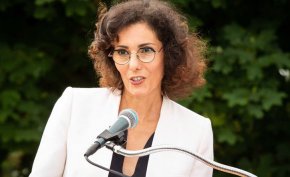 Белгийският външен министър Хаджа Лабиб | James Arthur Gekierke/Belga/AFP via Getty Images