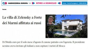Друг италиански вестник, Corriere Della Serra, се свърза с брокера, управляващ имота, който заяви, че наемателите не са руснаци, но не мога да кажа повече, заради поверителността