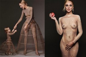 . Роклята й е проект на Мария Грация Киури, която е творчески директор на Диор от 2017 г. 