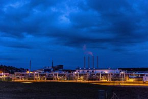 Газопроводът Северен поток 2 в Лубмин, Германия, миналата година.