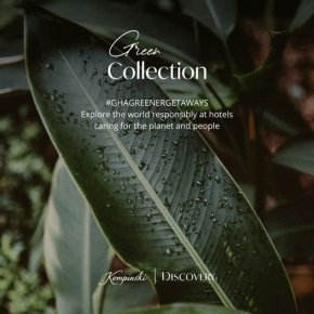 
Получаването на сертификат демонстрира дългосрочния ангажимент на хотела да спазва тези стандарти, като всеки хотел от Зелената колекция (Green Collection) работи в полза на местната общност и е пионер в практиките по опазване на естествената среда.