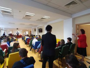 Андрей Ковачев, ЕНП, пред студенти от специалностите Национална сигурност и Информационни технологии 