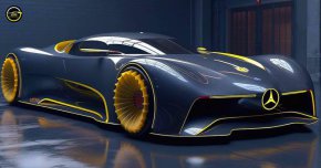 Концептуалният хиперавтомобил Mercedes-Benz Maybach Vision 6 EV на Coldstar Art е олицетворение на лукса и иновациите.