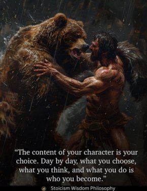 
Ден след ден това, което избираш, което мислиш и което правиш, е това, което ставаш