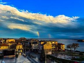 
Двойна дъга над Царево: Фото на деня   
