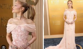 Ариана Гранде притесни феновете с външния си вид на наградите SAG