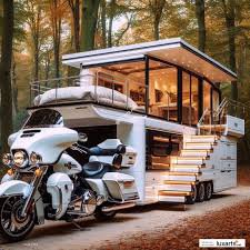 Мотоциклетен кемпер: Свобода, комфорт и приключения (Видео)