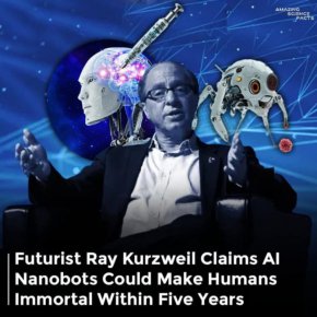 Централно за виждането на Курцвайл е развитието на микроскопични наноботи, които ще циркулират в човешкото тяло, извършвайки клетъчни ремонти и предотвратявайки болести и стареене.