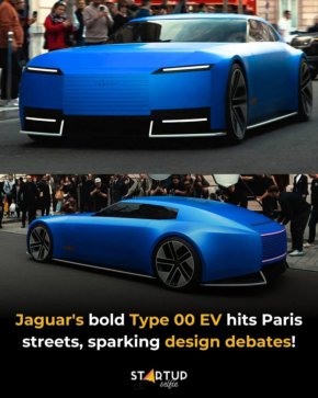  Jaguar се появи в Париж с дръзкия си концептуален автомобил Type 00 EV