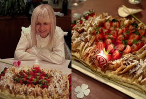     Торта с въпрос вместо години за Лили