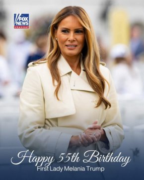 Мелания Тръмп на 55 днес: Фото на деня