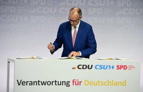 ХДС/ХСС и ГСДП подписаха коалиционно споразумение