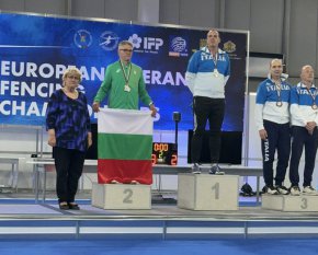 Атанас Арнаудов спечели сребро на сабя на Европейското първенство за ветерани в Пловдив