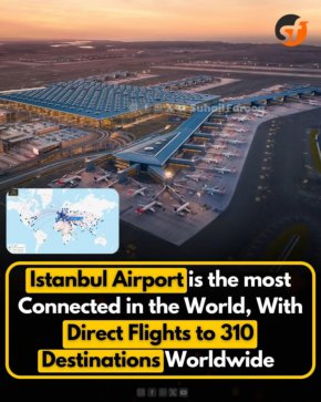    Летището в Истанбул ще бъде обявено за най-свързаното летище в света през 2025 г.
