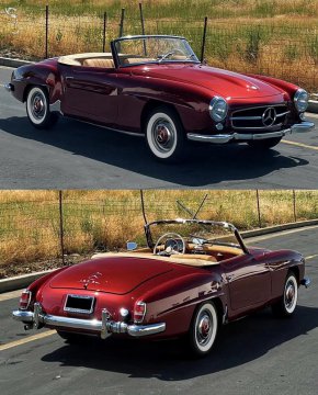 Вечната елегантност на Mercedes-Benz 190SL