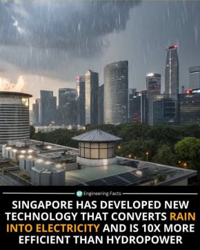 Нова технология, която превръща падащия дъжд в електричество 