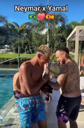 Неймар и Ямал заедно на ваканция: ВИДЕО НА ДЕНЯ