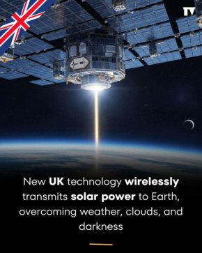 Британски пробив в безжичното предаване на слънчева енергия към Земята