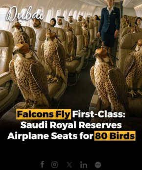 80 сокола на борда: Кралско пътуване в небето