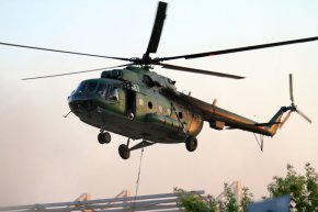 И Вертолет Ми-17 се включва в гасеното на пожара в природен парк Рилски манастир