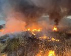 12 екипа на пожарната още се борят с огъня край Костинброд