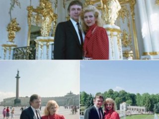 Предпреговорно фото: Тръмп и Ивана в родния на Путин Ленинград през 1987 г.