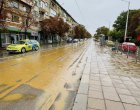   Жълти реки потекоха по улици в центъра на София
