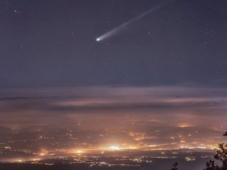   Кометата Лемън над Хърватия: Фото на нощта    