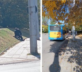   Мъж спука с камък предното стъкло на тролей 73 след скандал с шофьора