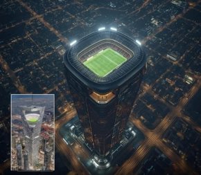 Стадион на 350 м в небето за Мондиал 2034 в С. Арабия