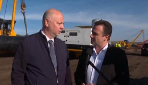 Желязков инспектира изграждането на Вертикален газов коридор близо до Ветрино