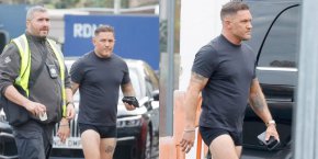  Том Харди се появи без панталони на снимачната площадка на „Mobland“