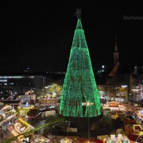 Най-високата елха е в Дортмунд (Видео)