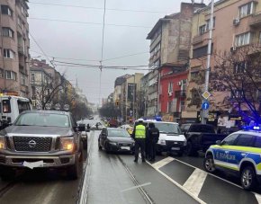 Неразрешен протест на Величие блокира центъра на София 