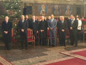  Радев и Царят на имен ден на патриарха с руски граф 