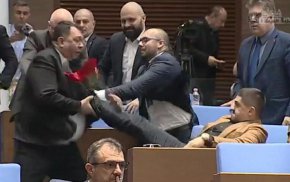 Бой и ритници между Радостин Василев и Гюнай Далоолу в НС