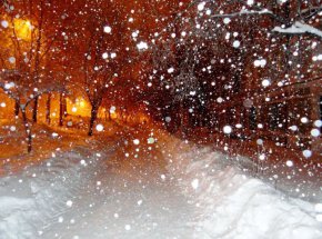 На Бъдни вечер дъждът преминава в сняг